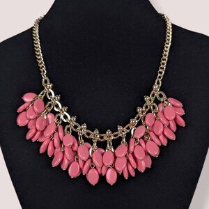 V. SHB Pink Dangle Statement Necklace